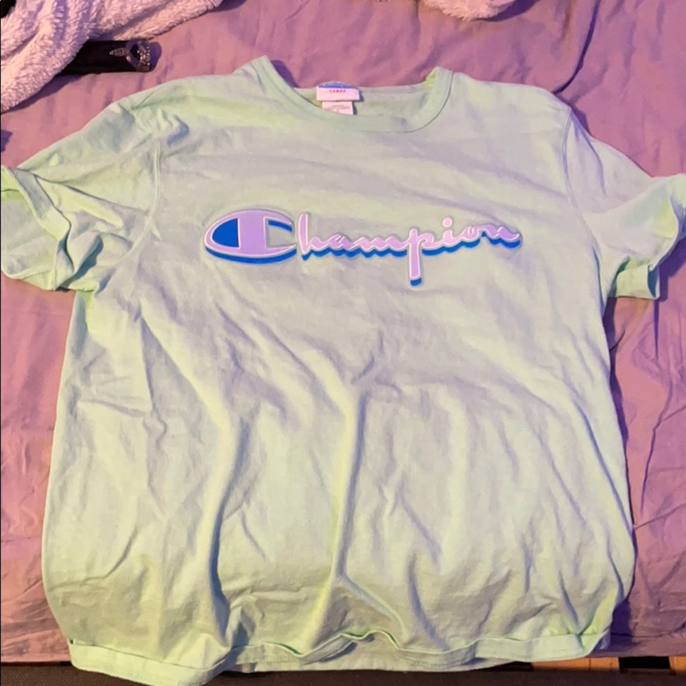 Champion Logo T-Shirt Mint Green